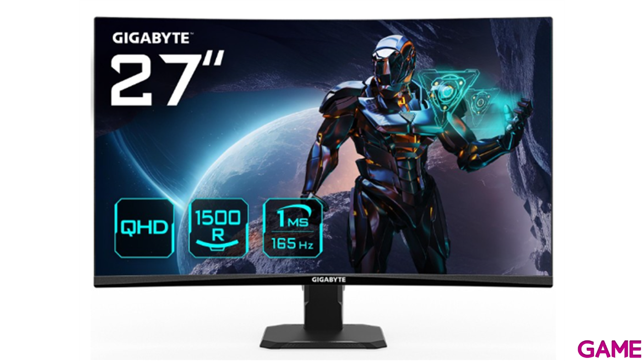 GIGABYTE GS27QC 27´´ - LED - 2K QHD - 170Hz - Curvo - Monitor Gaming-2