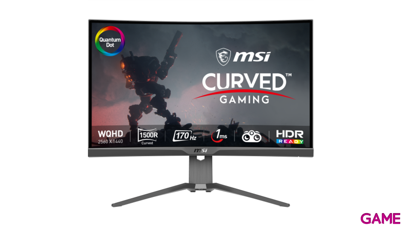 MSI MAG 275CQRF QD 27´´ - Rapid VA - 2K WQHD - 170Hz - Curvo - Monitor Gaming-0