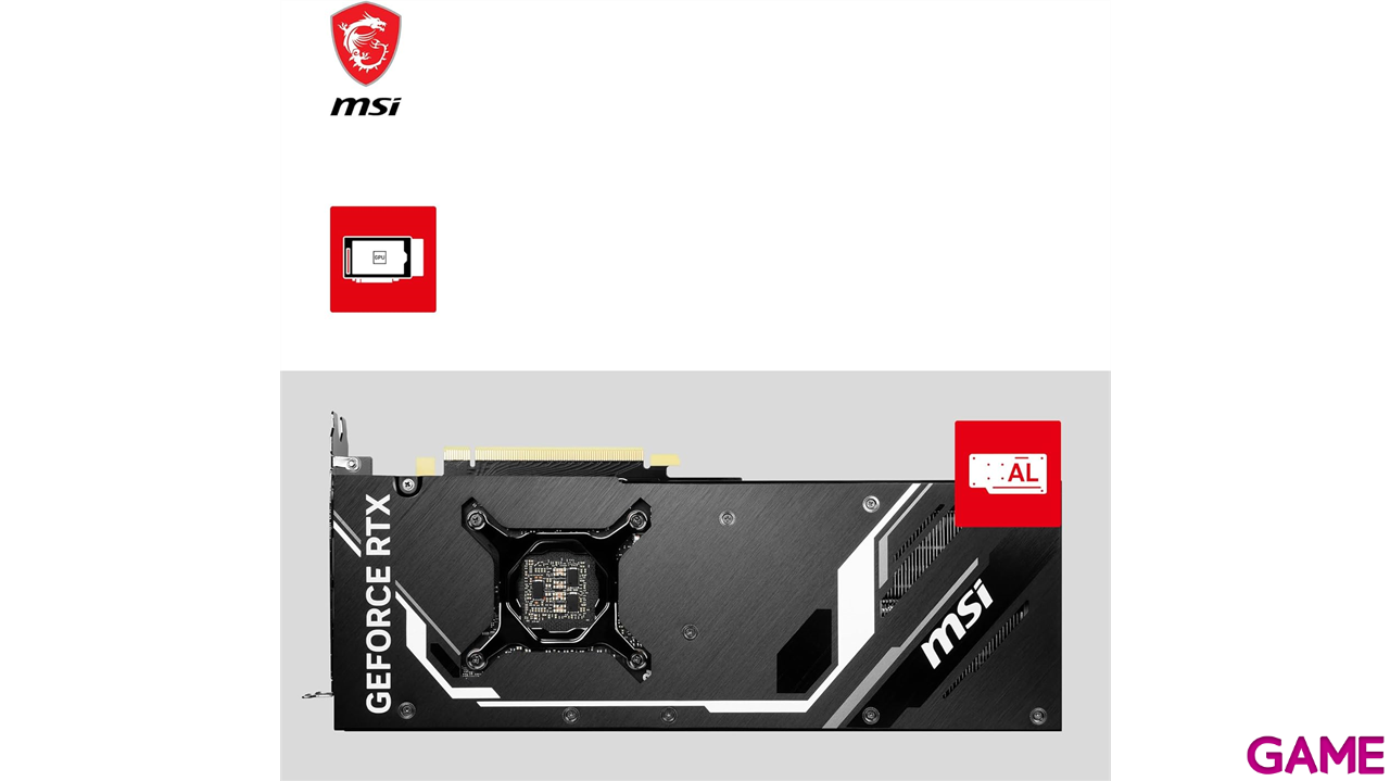 MSI GeForce RTX 4070 Ti Ventus 3X OC 12GB GDDR6 - Tarjeta Grafica Gaming-0