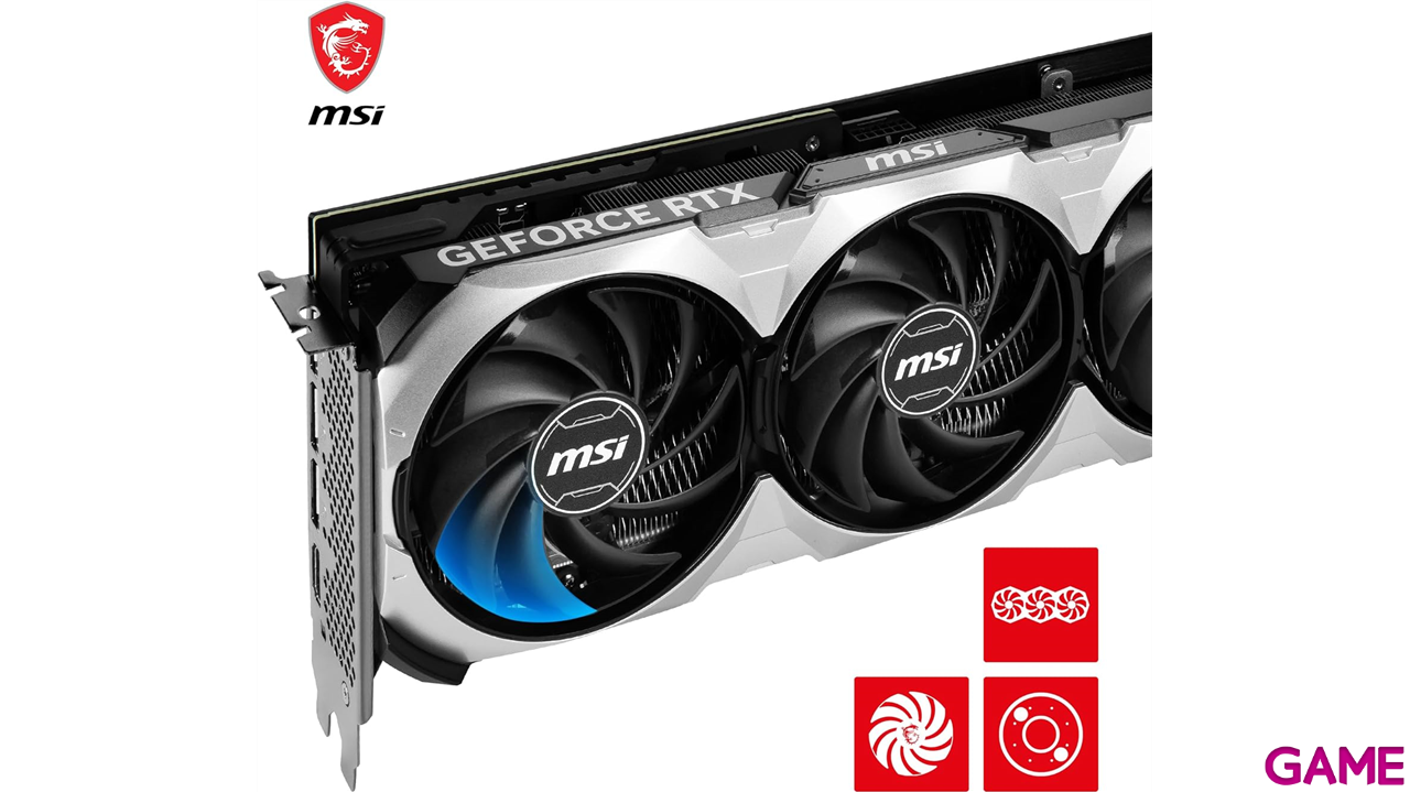 MSI GeForce RTX 4070 Ti Ventus 3X OC 12GB GDDR6 - Tarjeta Grafica Gaming-2