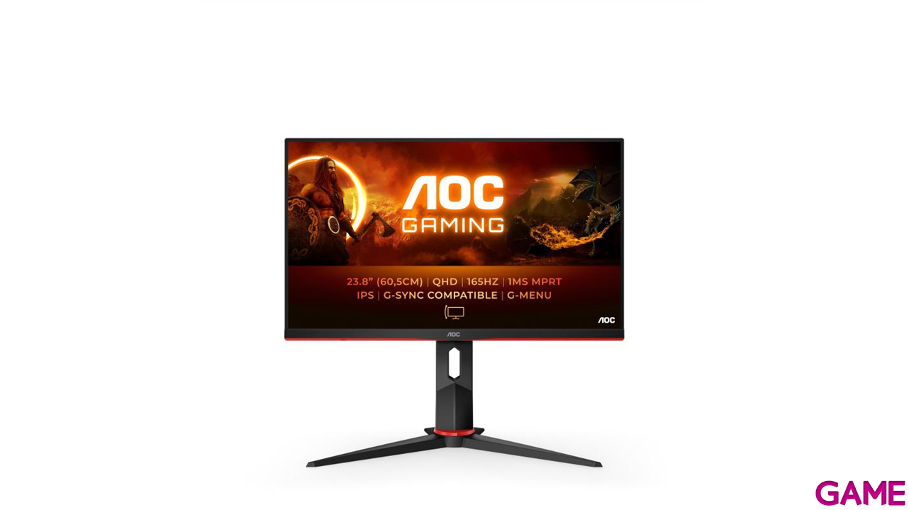 AOC G2 Q24G2A/BK 23.8´´ - LED - 2K QHD - 165Hz - Monitor Gaming-0