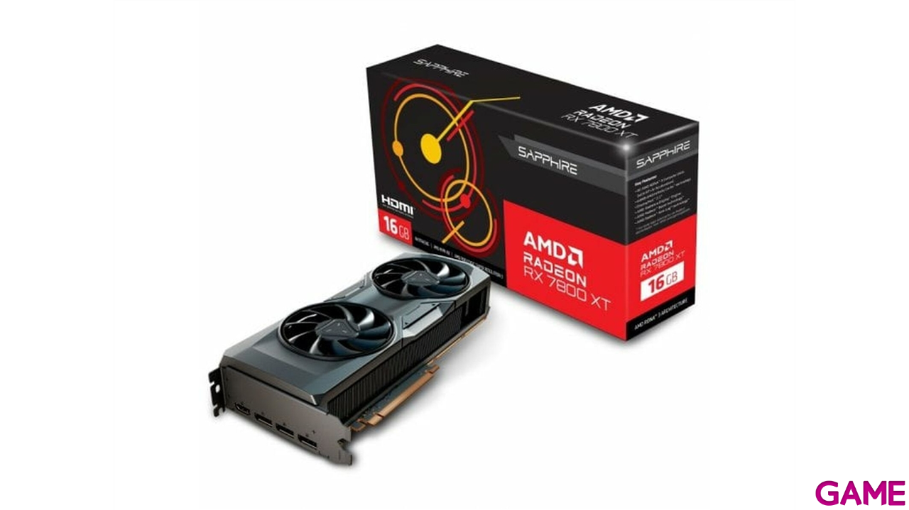 Sapphire Radeon RX 7800 XT 16GB GDDR6 - Tarjeta Grafica Gaming-1