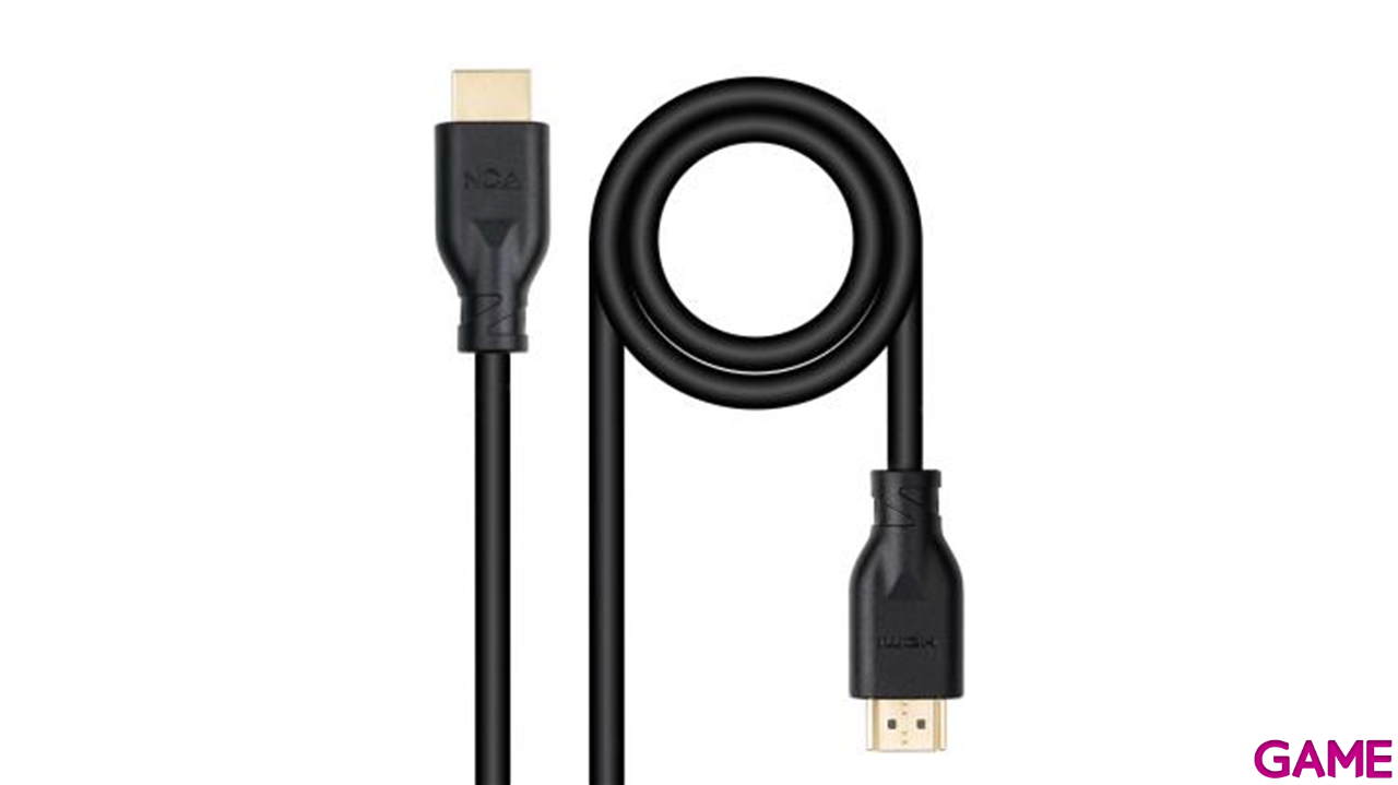 Nanocable Cable HDMI V2.0 4K@60Hz 18Gbps A/M-A/M CCS 1 m-0