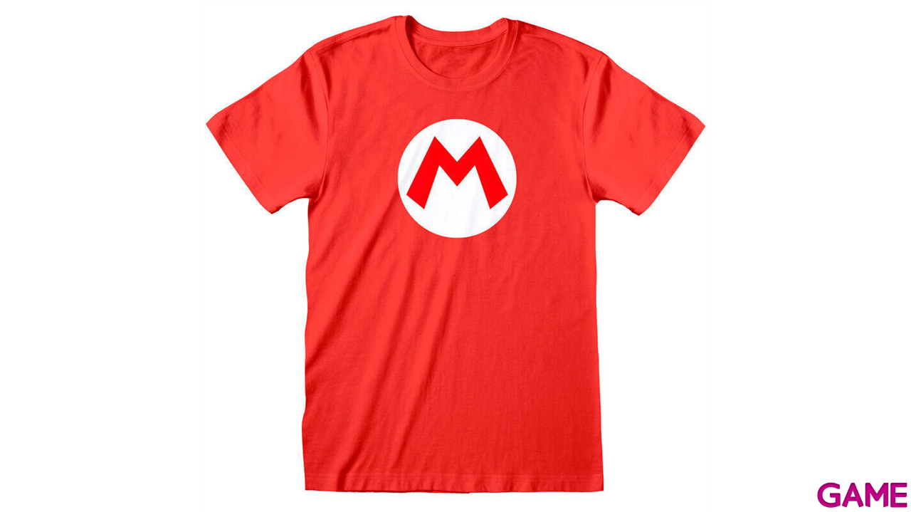 Camiseta Mario Badge Super Mario Bros adulto-0
