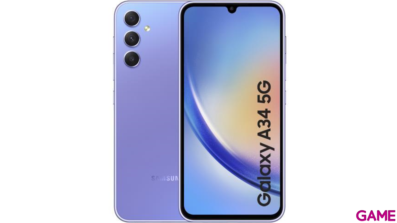 Samsung Galaxy A34 5G 256GB Violeta - Telefono Movil-1