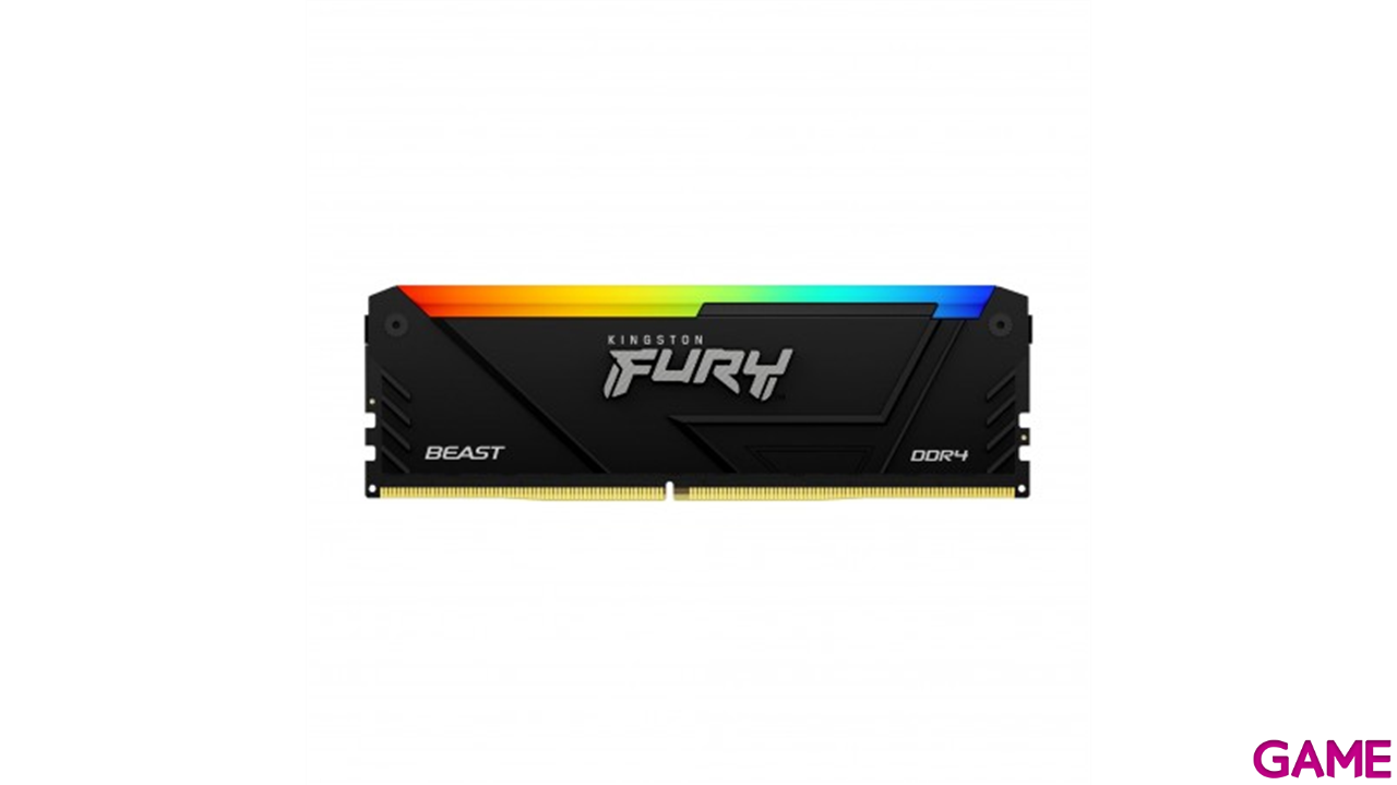 Kingston Technology FURY Beast RGB 32GB 2x16GB DDR4 3200 MHz - Memoria RAM-1