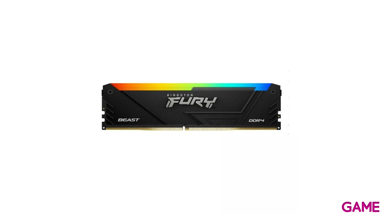 Kingston Technology FURY Beast RGB 16GB 1x16GB DDR4 3200 MHz - Memoria RAM-0