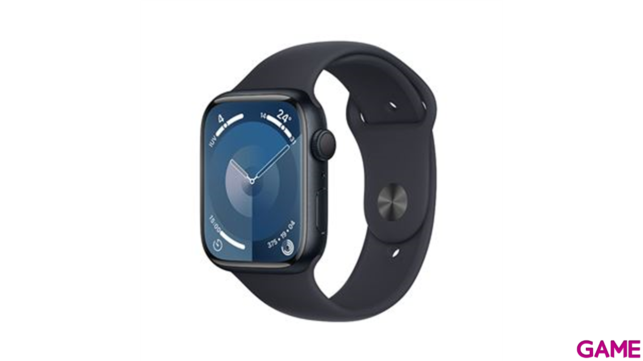 Apple Watch Series 9 45mm GPS Negro - Reloj Inteligente-0