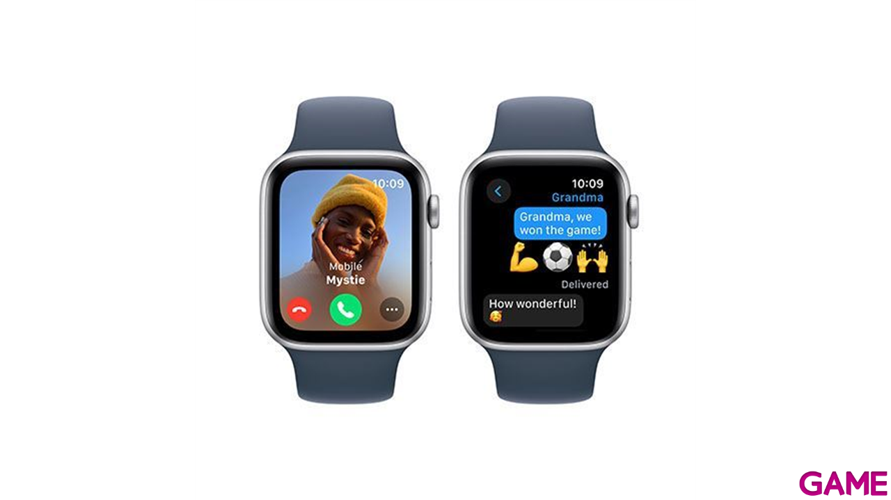 Apple Watch SE OLED 44mm GPS Plata - Reloj Inteligente-1