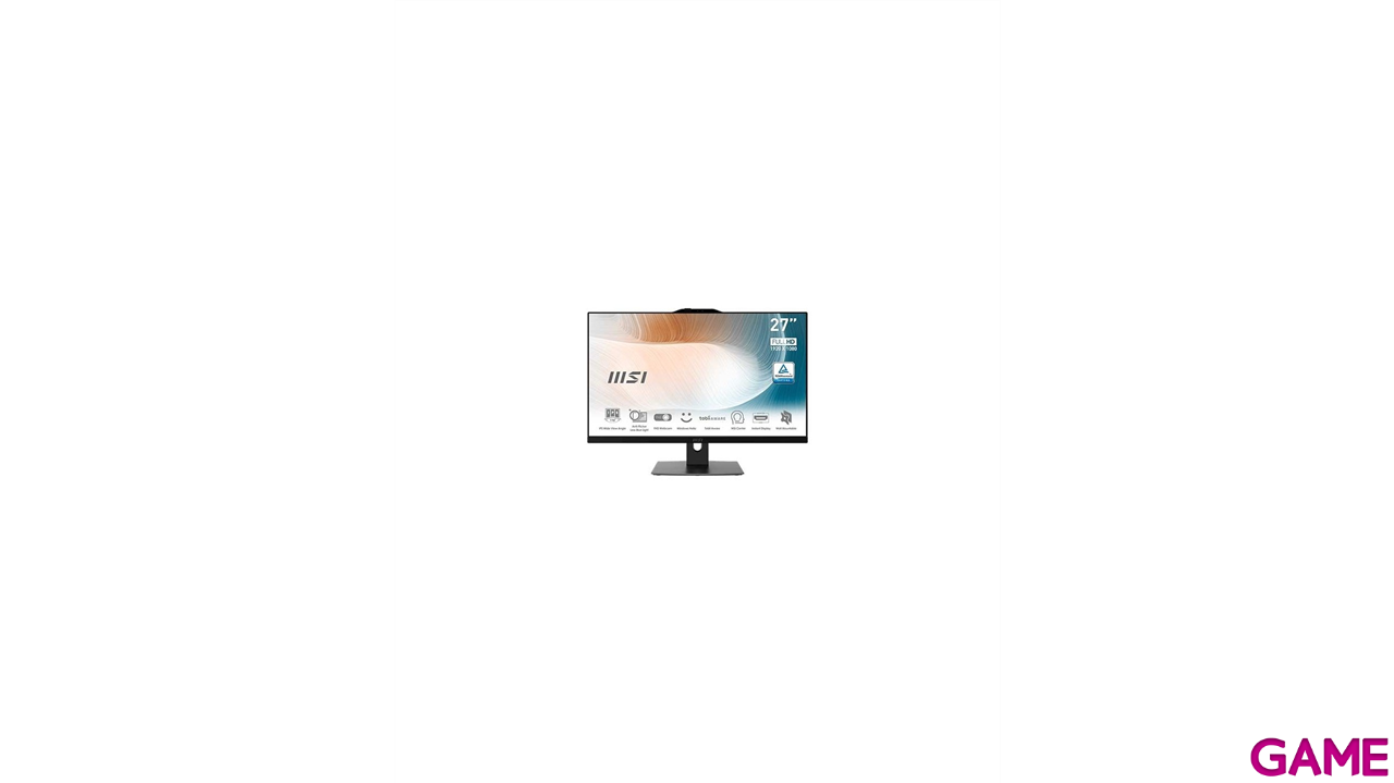 MSI Modern AM272P 12M-440EU i5-1235U - 8GB - 512GB SSD - 27´´ - W11 Pro - All in One - Ordenador Sobremesa-0