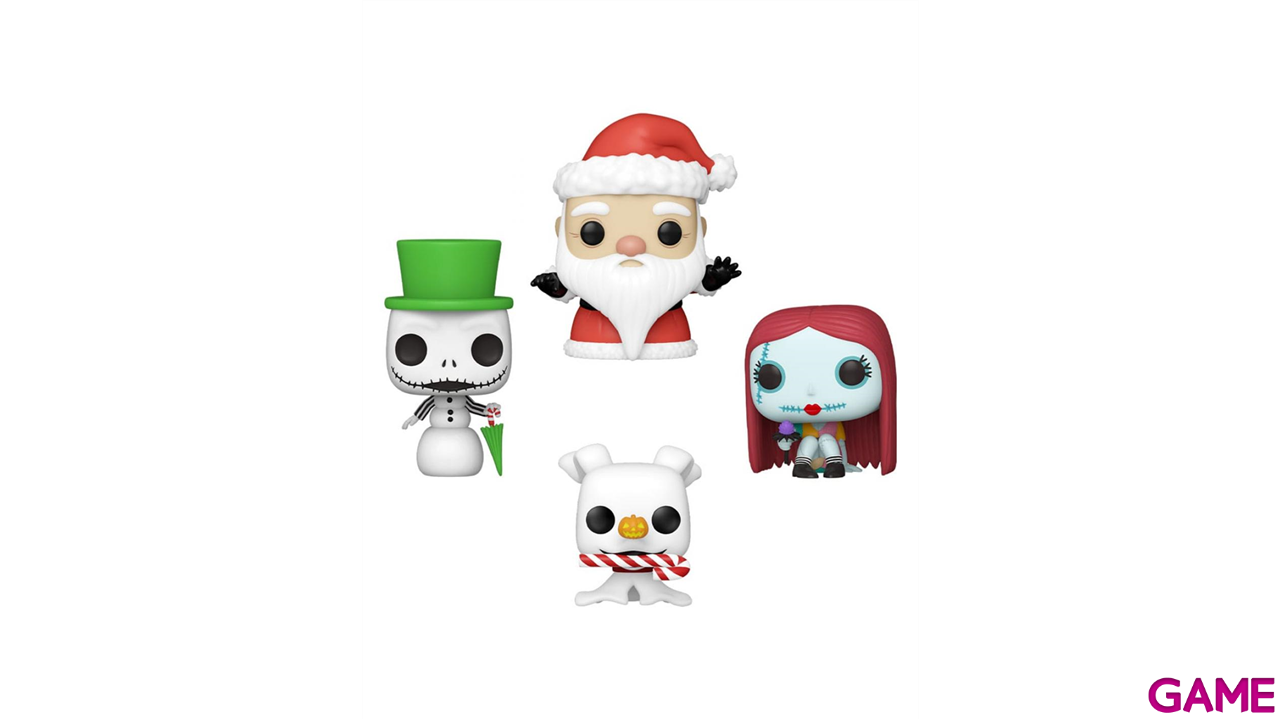 Arbol con 4 figuras Pocket POP Disney Pesadilla Antes de Navidad Holiday Exclusive-0