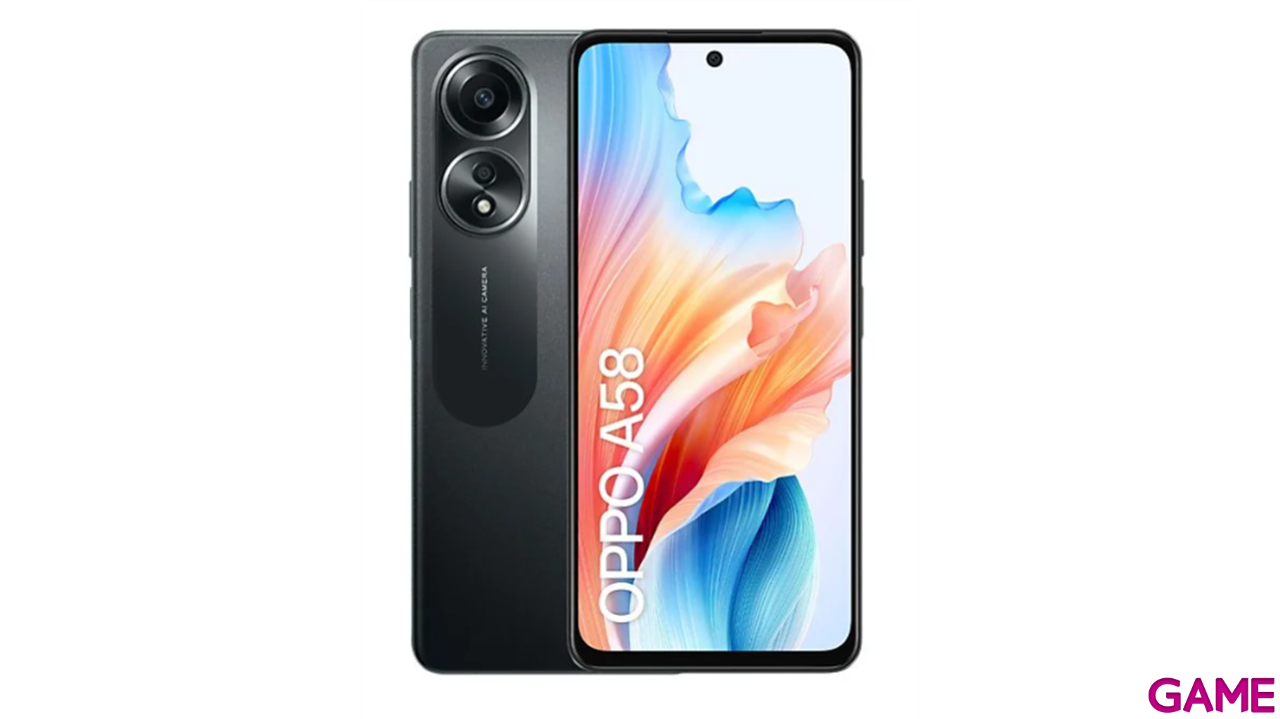 OPPO A58 128GB Negro - Telefono Movil-0