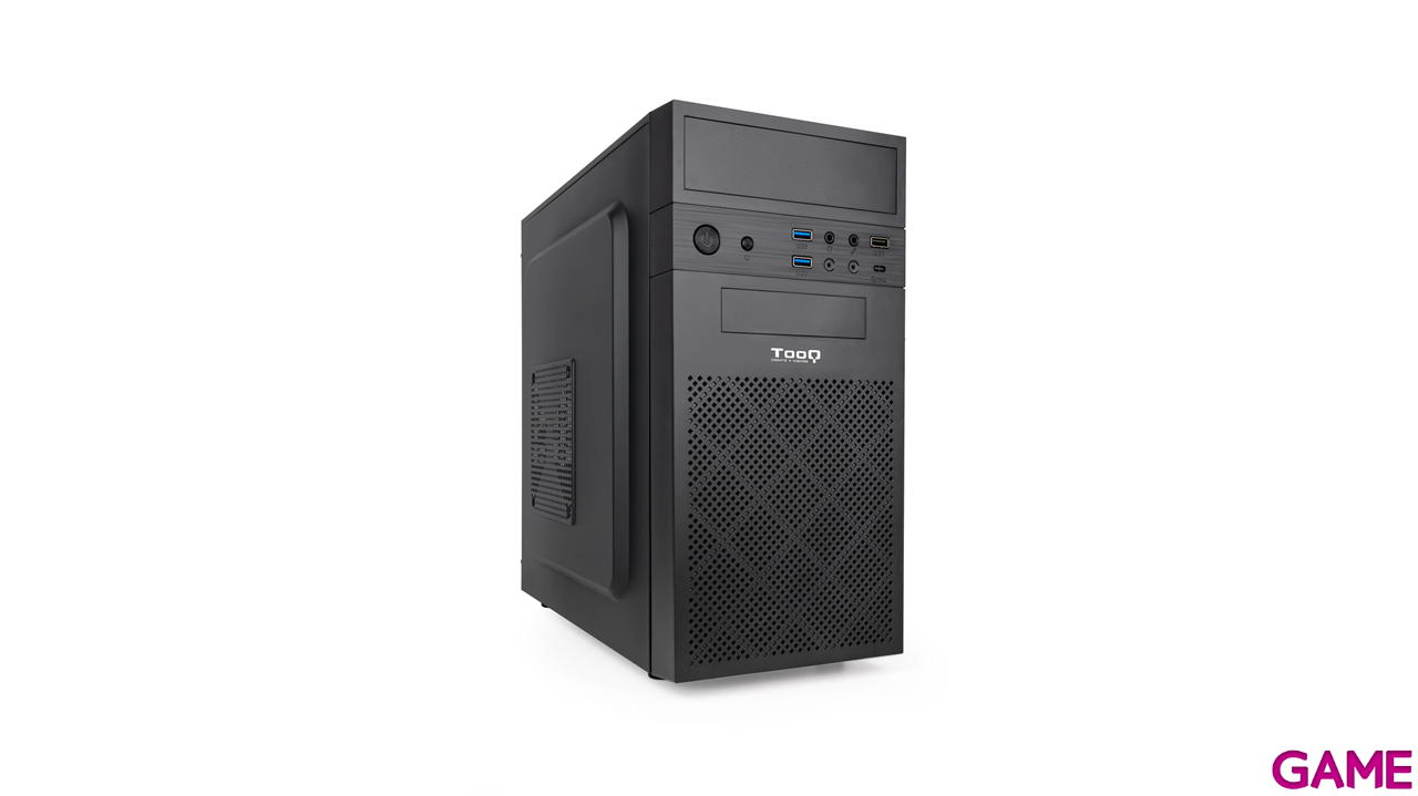 TooQ Caja Minitorre Micro-ATX Negra - Caja Ordenador-0