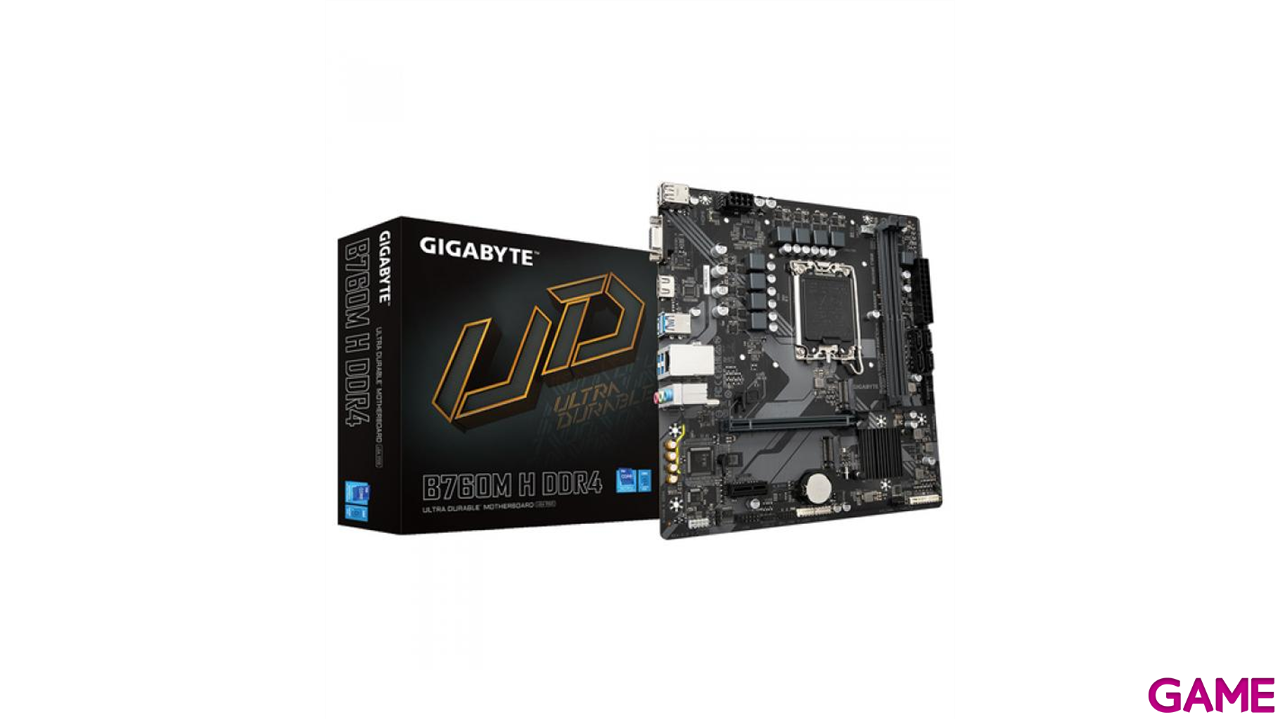 Gigabyte B760M H DDR4 (rev. 1.0) LGA 1700 micro ATX - Placa Base-1