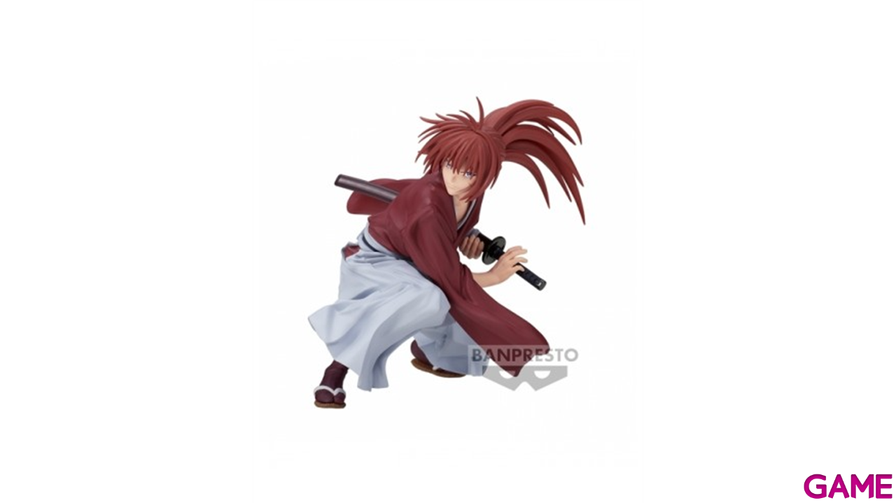 Figura Kenshin Himura Vibration Stars Rurouni Kenshin 12cm-0