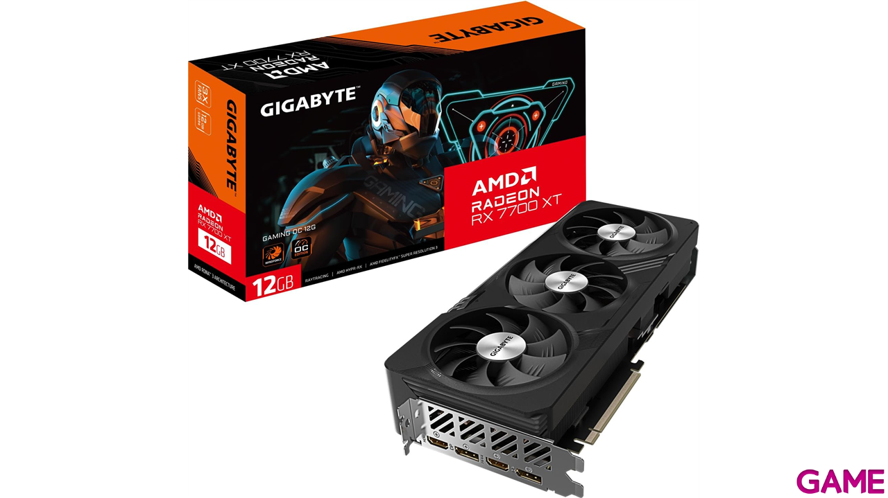 Gigabyte Radeon RX 7700 XT Gaming OC 12GB GDDR6 - Tarjeta Grafica Gaming-2