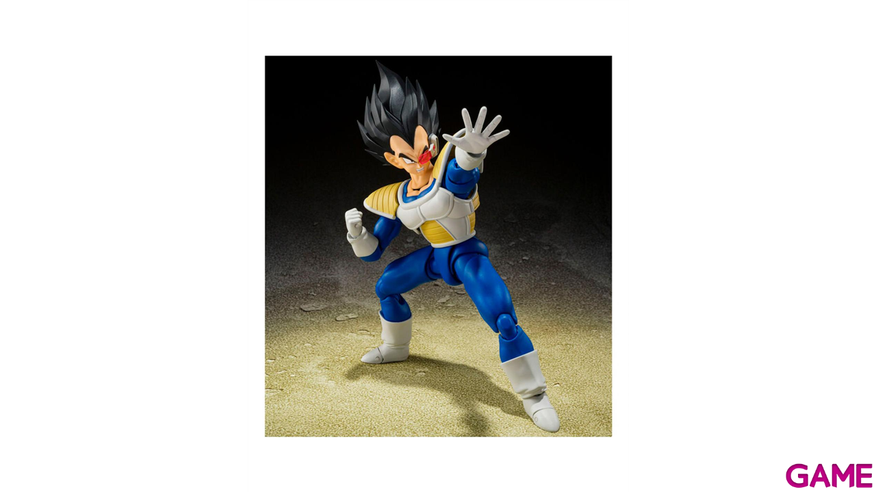 Figura Dragon Ball Z Vegeta 24000 Power Level de 14 cm-0
