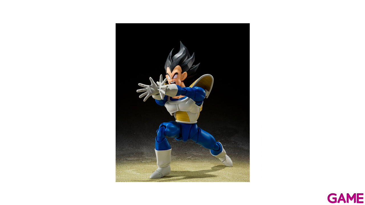 Figura Dragon Ball Z Vegeta 24000 Power Level de 14 cm-3