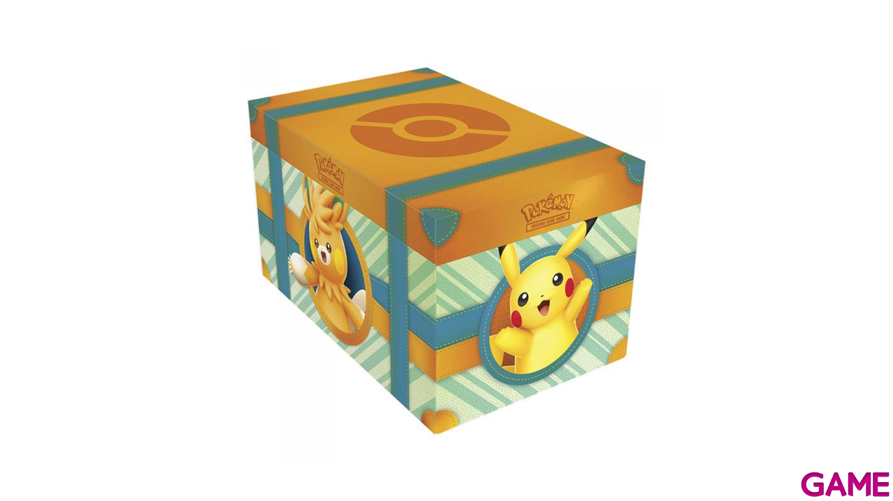 Cofre del tesoro juego cartas coleccionables Pokemon español-0