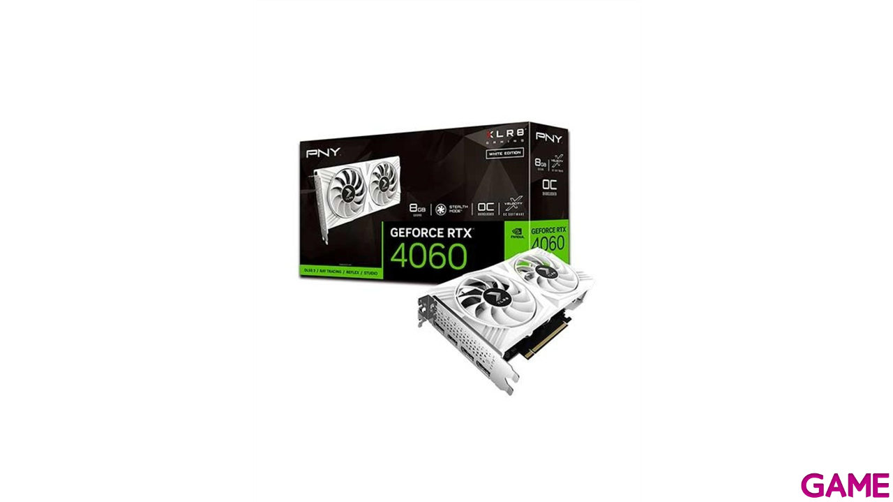 PNY GeForce RTX 4060 XLR8 Gaming Verto 8GB GDDR6 - Tarjeta Grafica Gaming-0