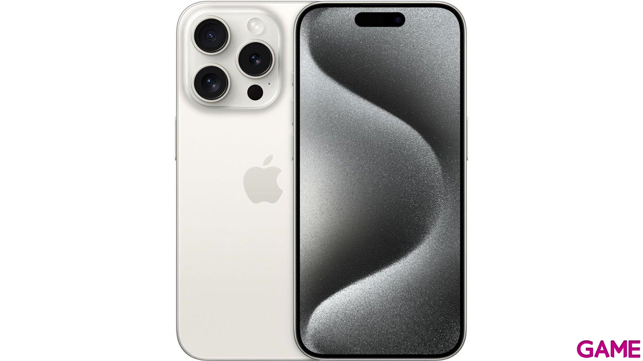 Apple iPhone 15 Pro 256GB Blanco - Telefono Movil-1