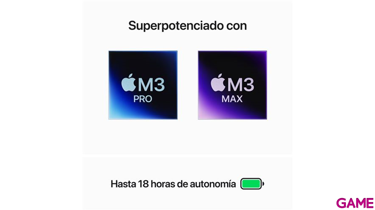 Apple MacBook Pro 14.2 M - M3 Pro - 18GB - 512GB SSD - macOS - Ordenador Portatil-3