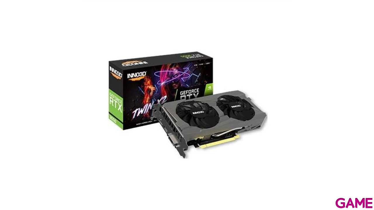 Inno3D GeForce RTX 3050 Twin X2 8GB GDDR6 - Tarjeta Grafica Gaming-0