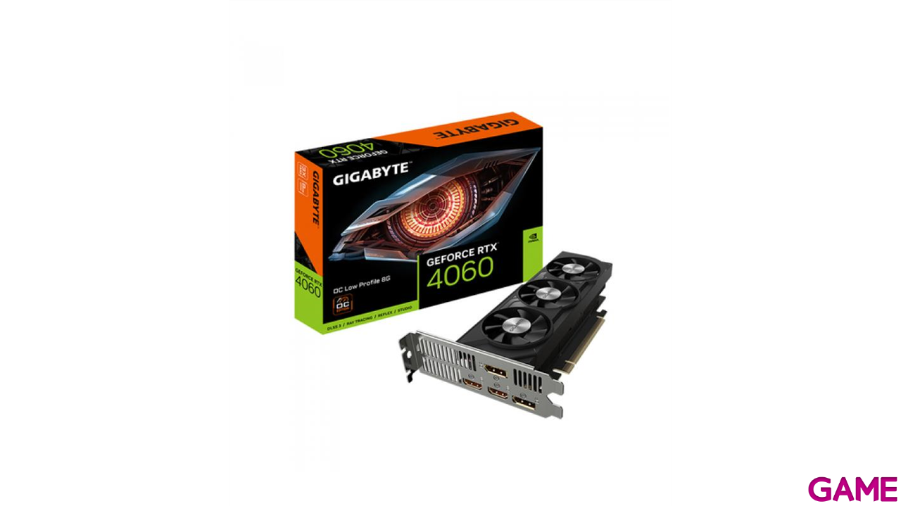 Gigabyte GeForce RTX 4060 OC Low Profile 8G GDDR6 - Tarjeta Grafica Gaming-1