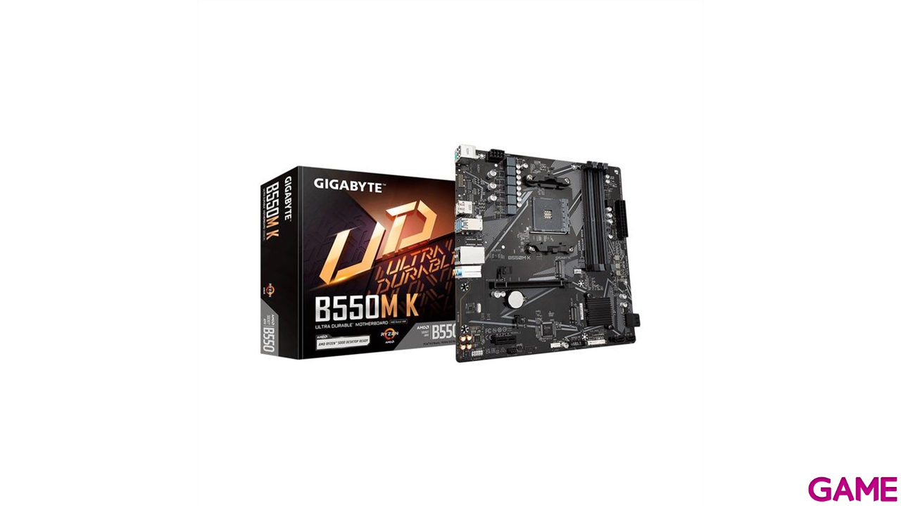 Gigabyte B550M K 1.0 placa base AMD B550 Zócalo AM4 micro ATX-0