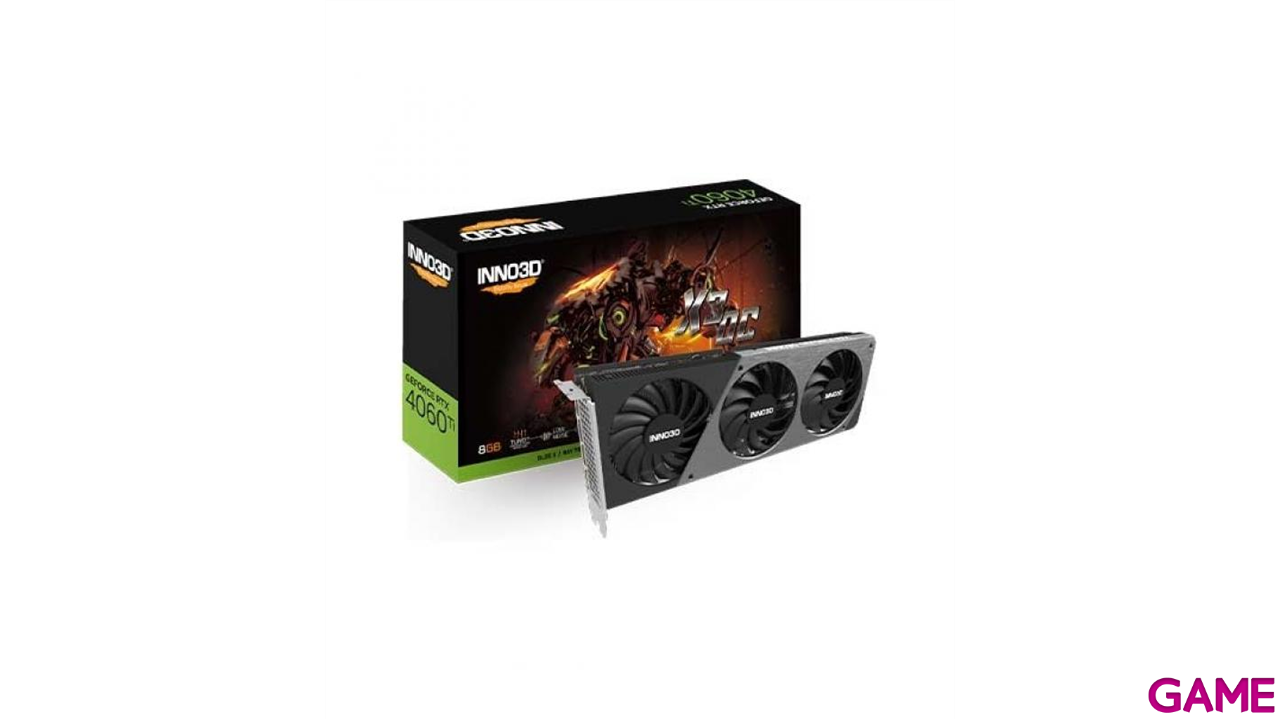 Inno3D GeForce RTX 4060 Ti X3 OC 8GB GDDR6 - Tarjeta Grafica Gaming-1