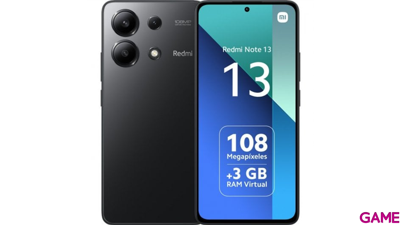 Xiaomi Redmi Note 13 5G 256GB Negro - Telefono Movil-0