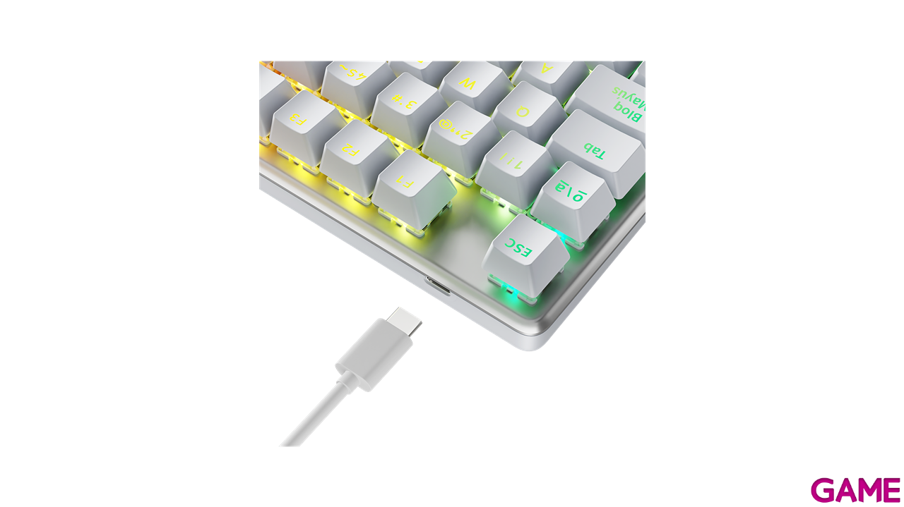 Newskill Gaming NS-KB-SERIKEV2-TKL-IVO USB Blanco - Teclado-3