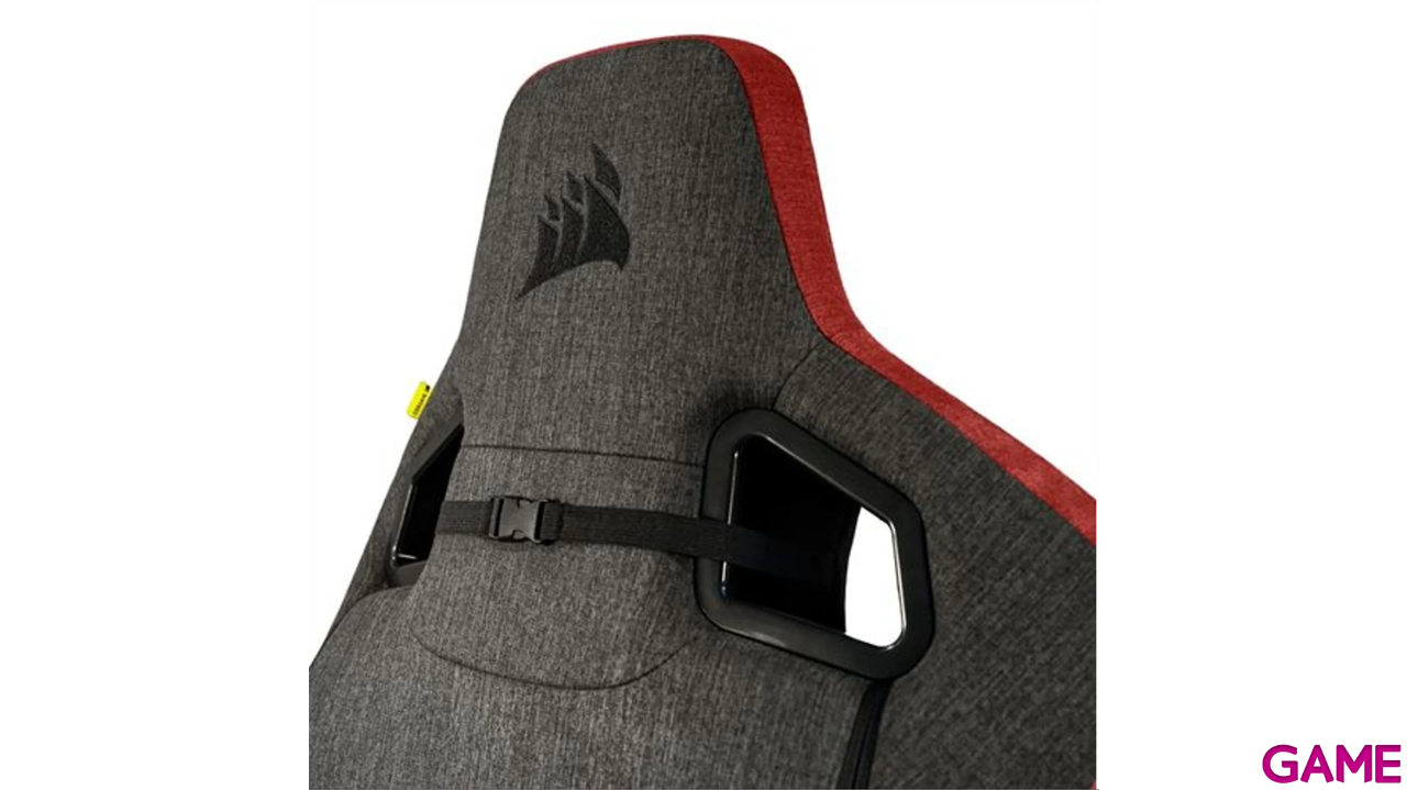 Corsair T3 Rush Charcoal Red - Silla Gaming-1