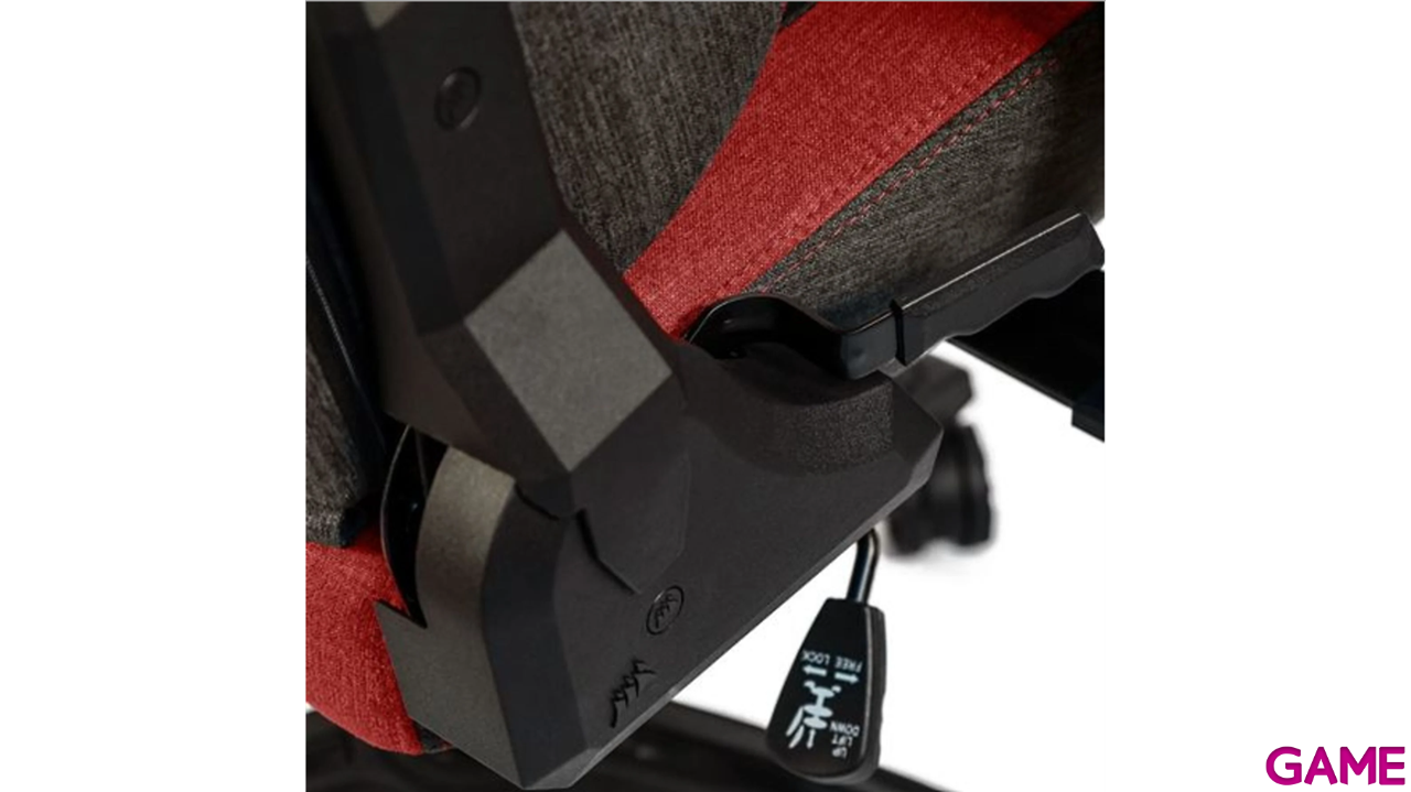 Corsair T3 Rush Charcoal Red - Silla Gaming-2