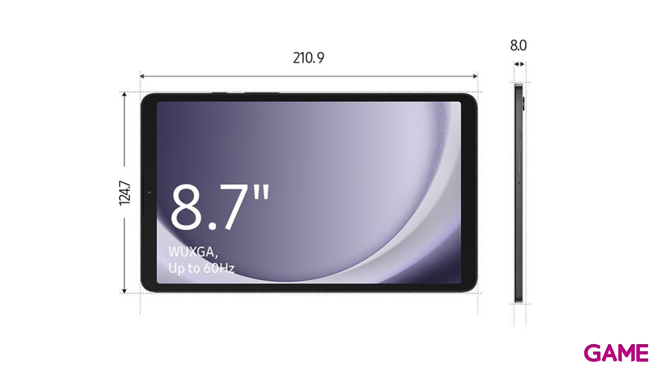 Samsung Galaxy Tab 8.7´´ 128GB+8GB - Grafito - Tablet-0