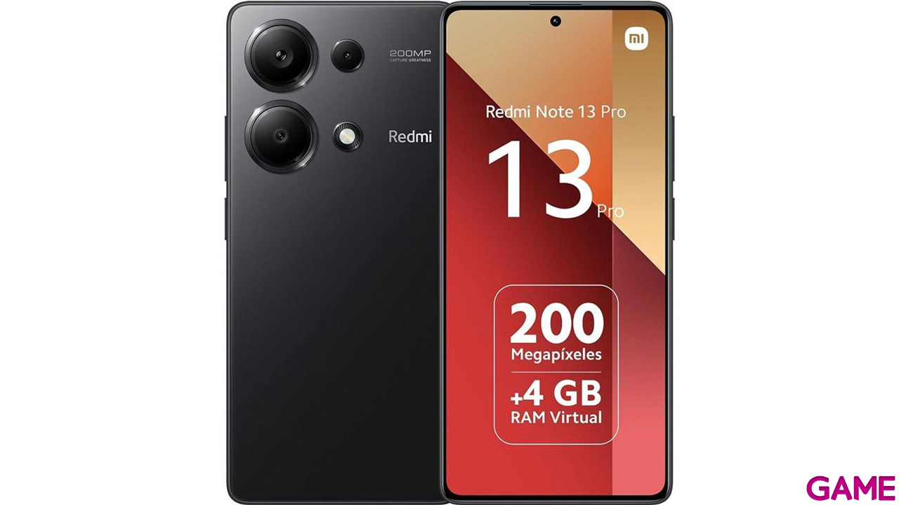 Xiaomi Redmi Note 13 Pro 512GB+12GB Negro - Telefono Movil-1