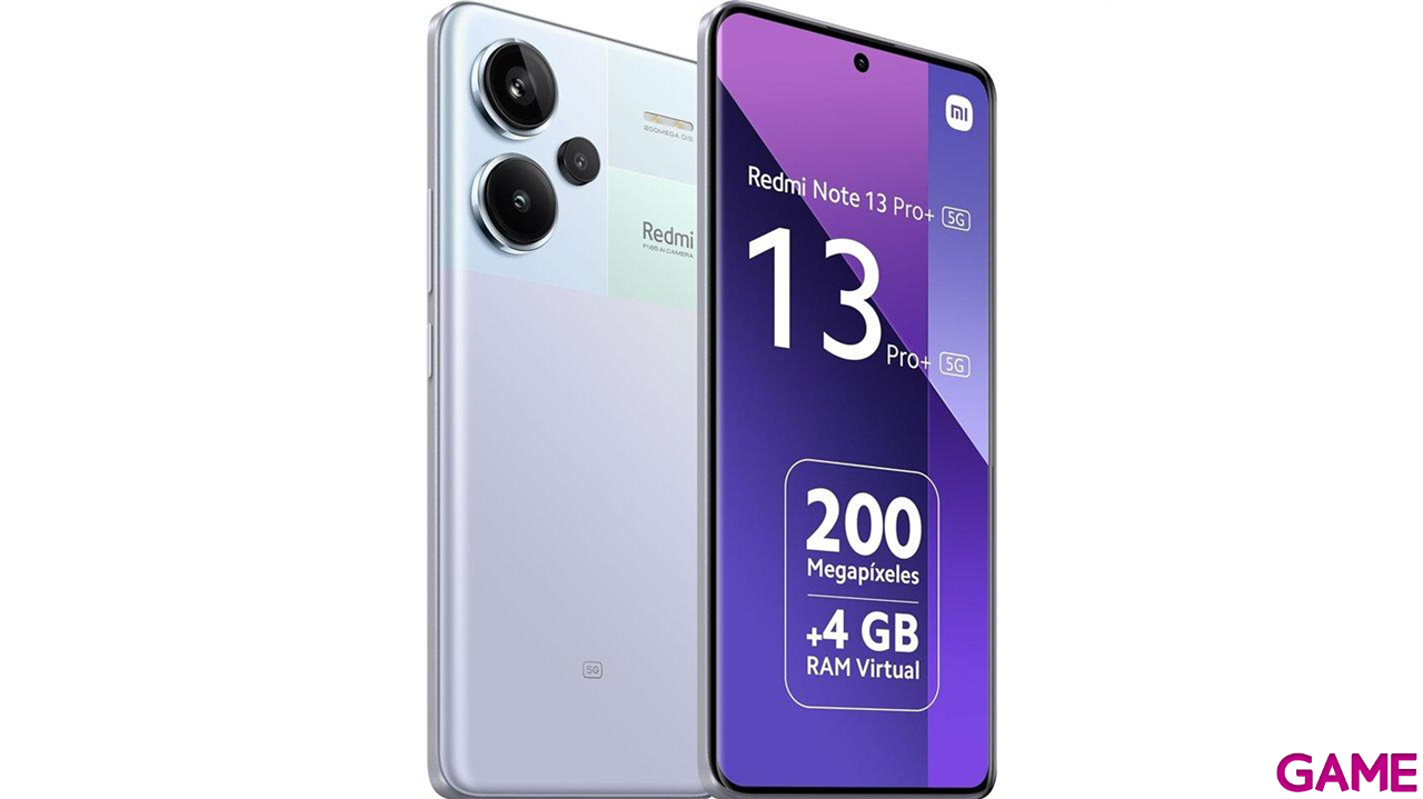 Xiaomi Redmi Note 13 Pro+ 5G 256GB - 8GB Purple - Telefono Movil-0