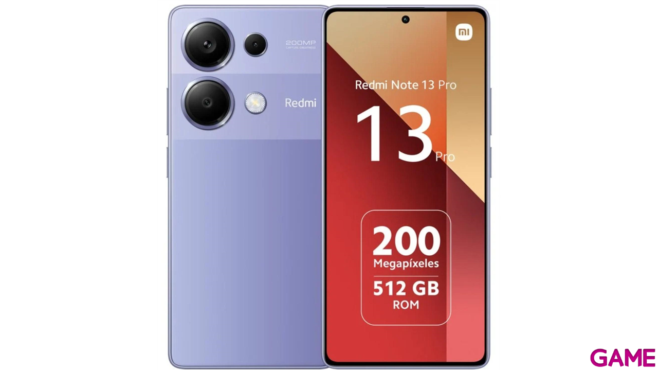 Xiaomi Redmi Note 13 Pro 512GB Morado - Telefono Movil-0
