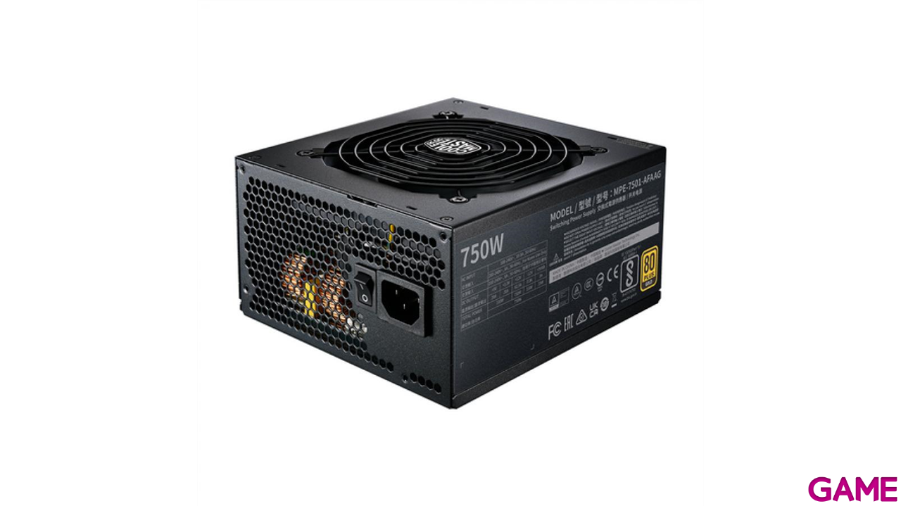 Cooler Master MWE Gold 750 V2 ATX 3.0 Ready unidad de fuente de alimentación 750 W 24-pin ATX Negro-3