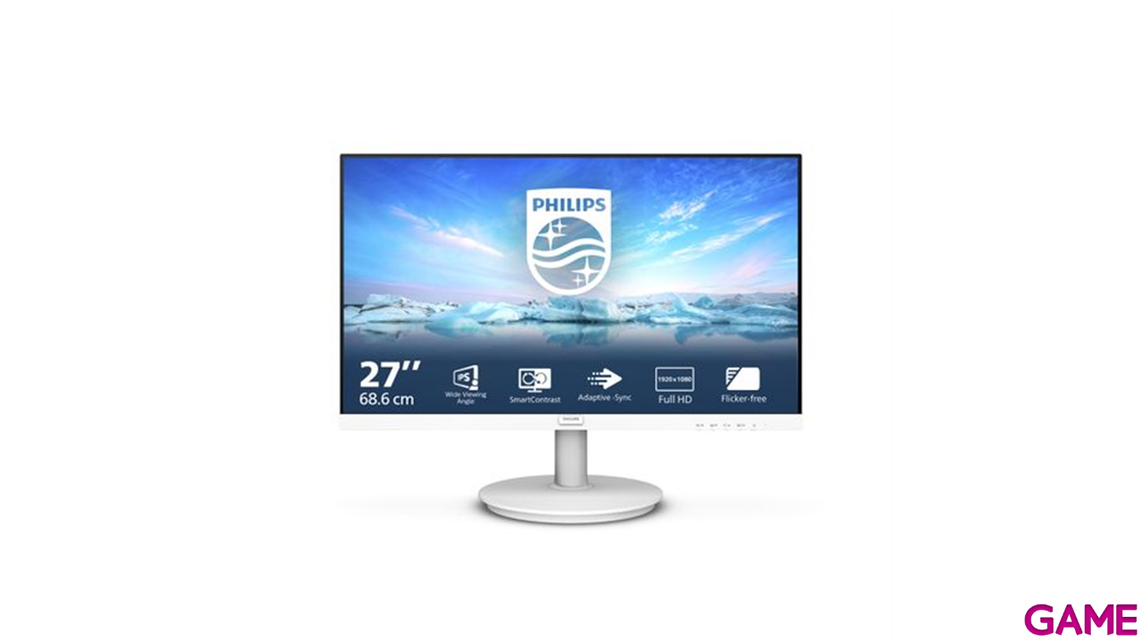 Philips V Line 271V8AW/00 27´´ - LED - Full HD - Blanco - Monitor-2