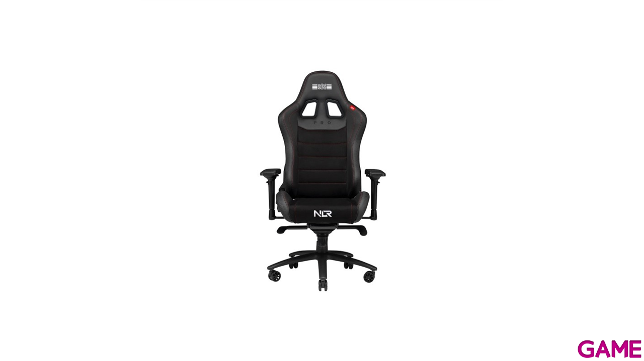 Next Level Racing ProGaming Chair Black Leather Suede Edition - Silla Gaming-3