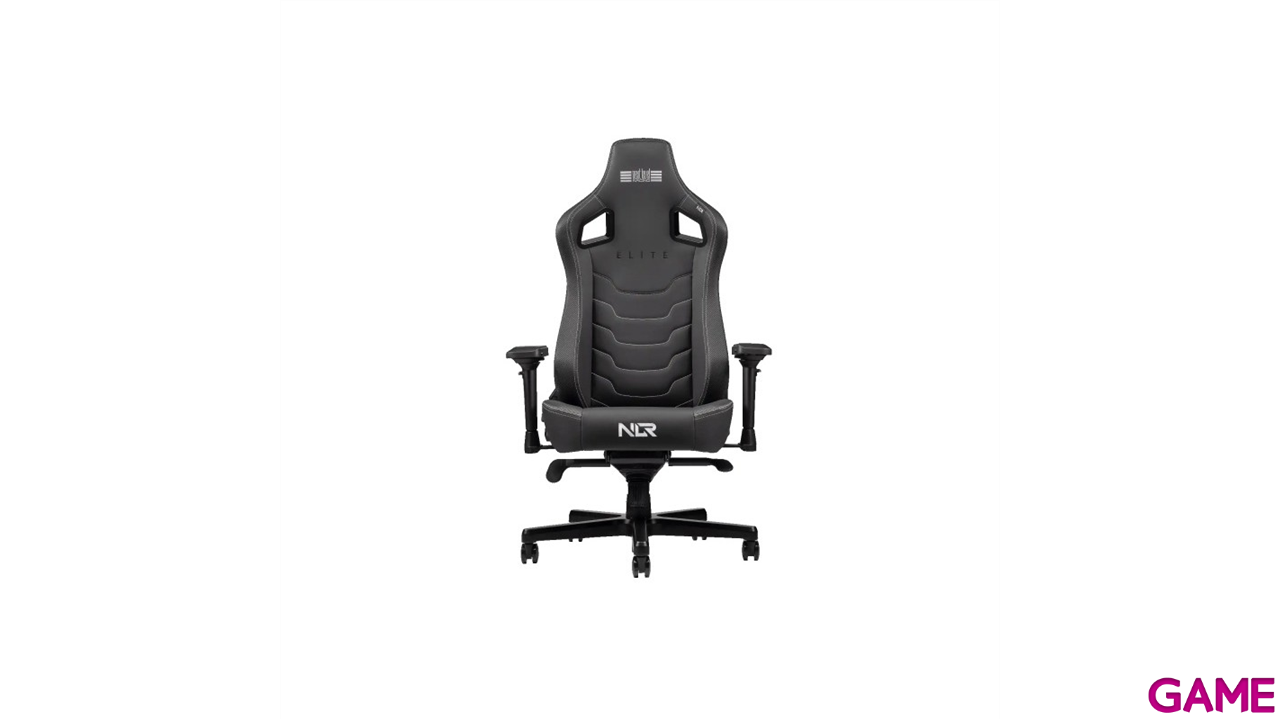 Next Level Racing Elite Black Leather Edition - Silla Gaming-3