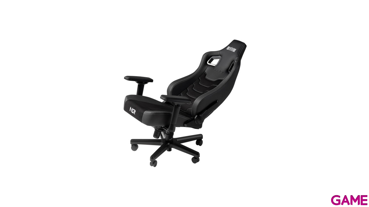 Next Level Racing Elite Black Leather & Suede Edition - Silla Gaming-1