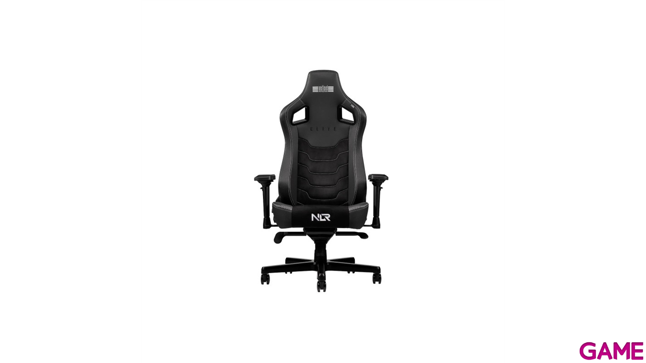 Next Level Racing Elite Black Leather & Suede Edition - Silla Gaming-2