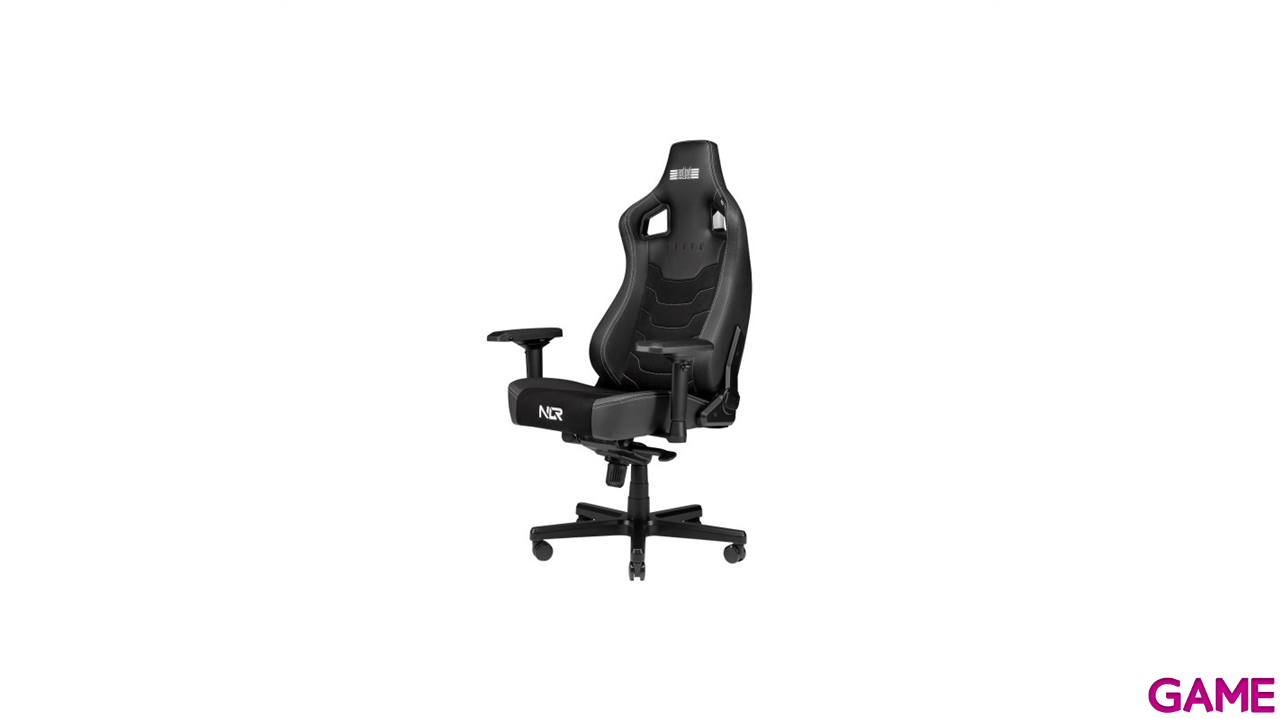 Next Level Racing Elite Black Leather & Suede Edition - Silla Gaming-4