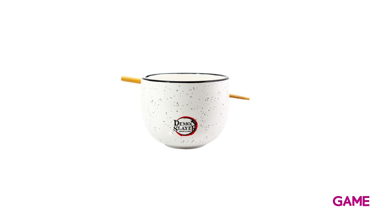 BOL RAMEN CON PALILLOS DEMON SLAYER TANJIRO 470ML-1