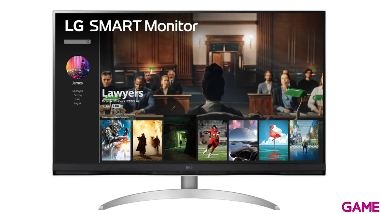 LG Smart 32SQ700S-W  31.5´´ - LED - 4K UHD - USB C - Monitor-0