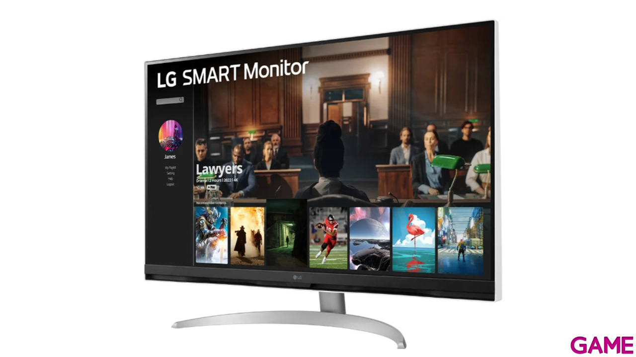 LG Smart 32SQ700S-W  31.5´´ - LED - 4K UHD - USB C - Monitor-4