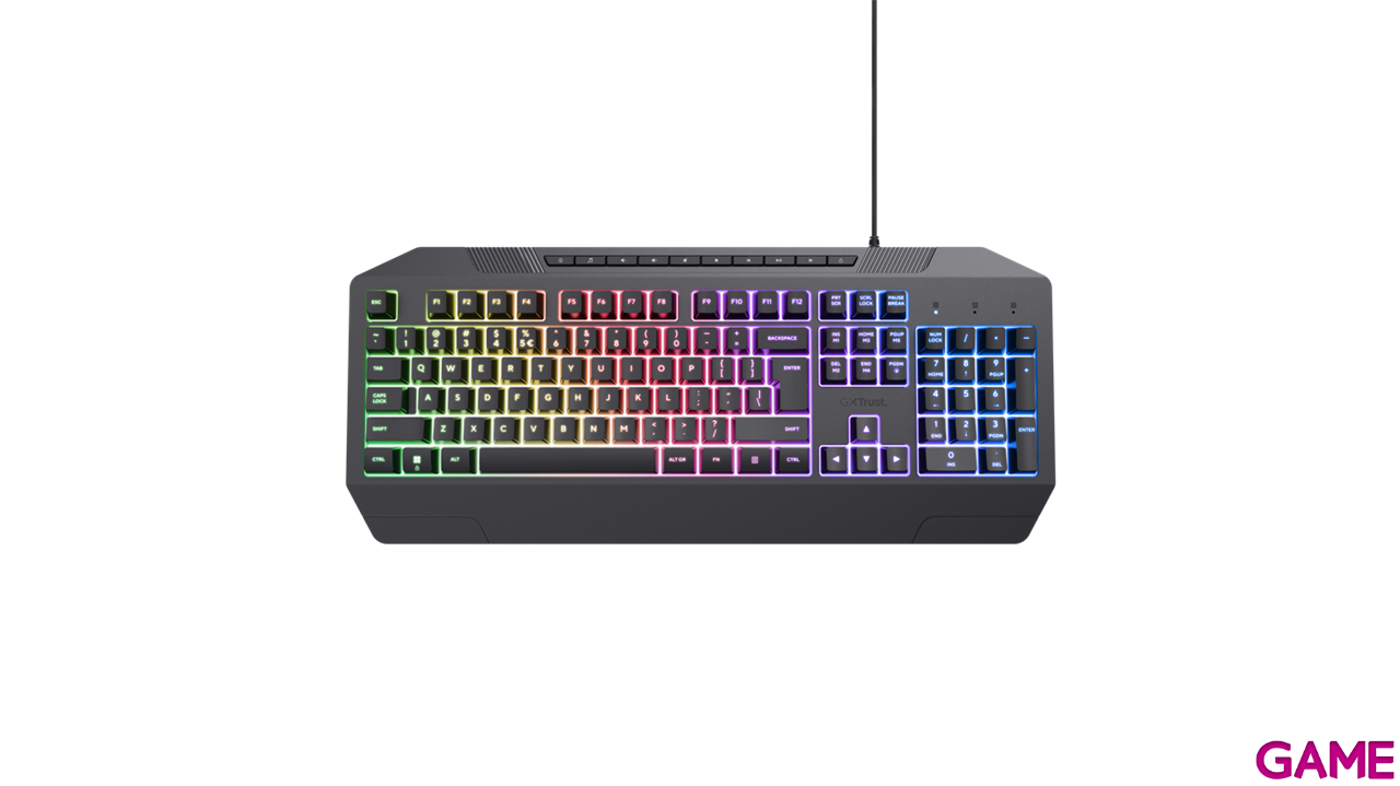 TRUST TECLADO GAMING ILUMINADO GXT836 EVOCX ES 24998-4
