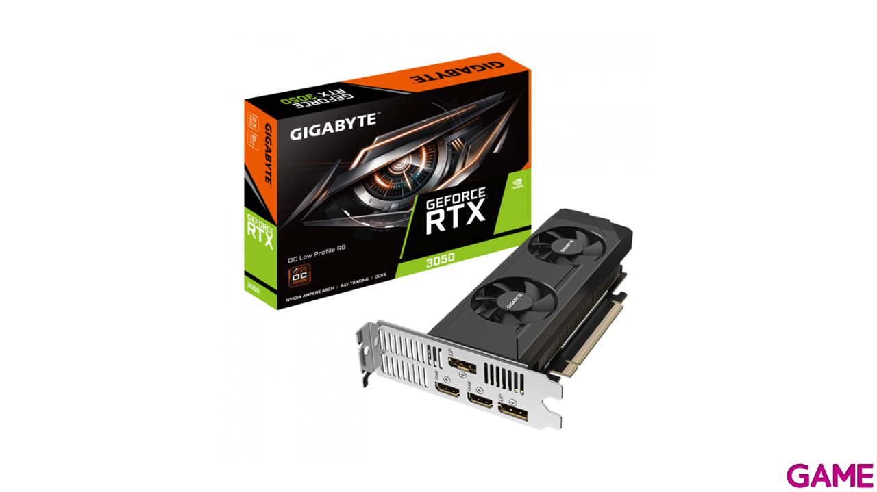 Gigabyte GeForce RTX 3050 OC Low Profile 6GB GDDR6 - Tarjeta Grafica Gaming-0